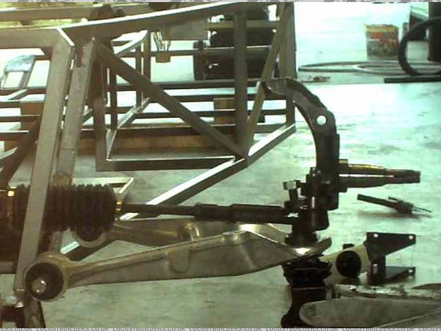 Front suspension mockup